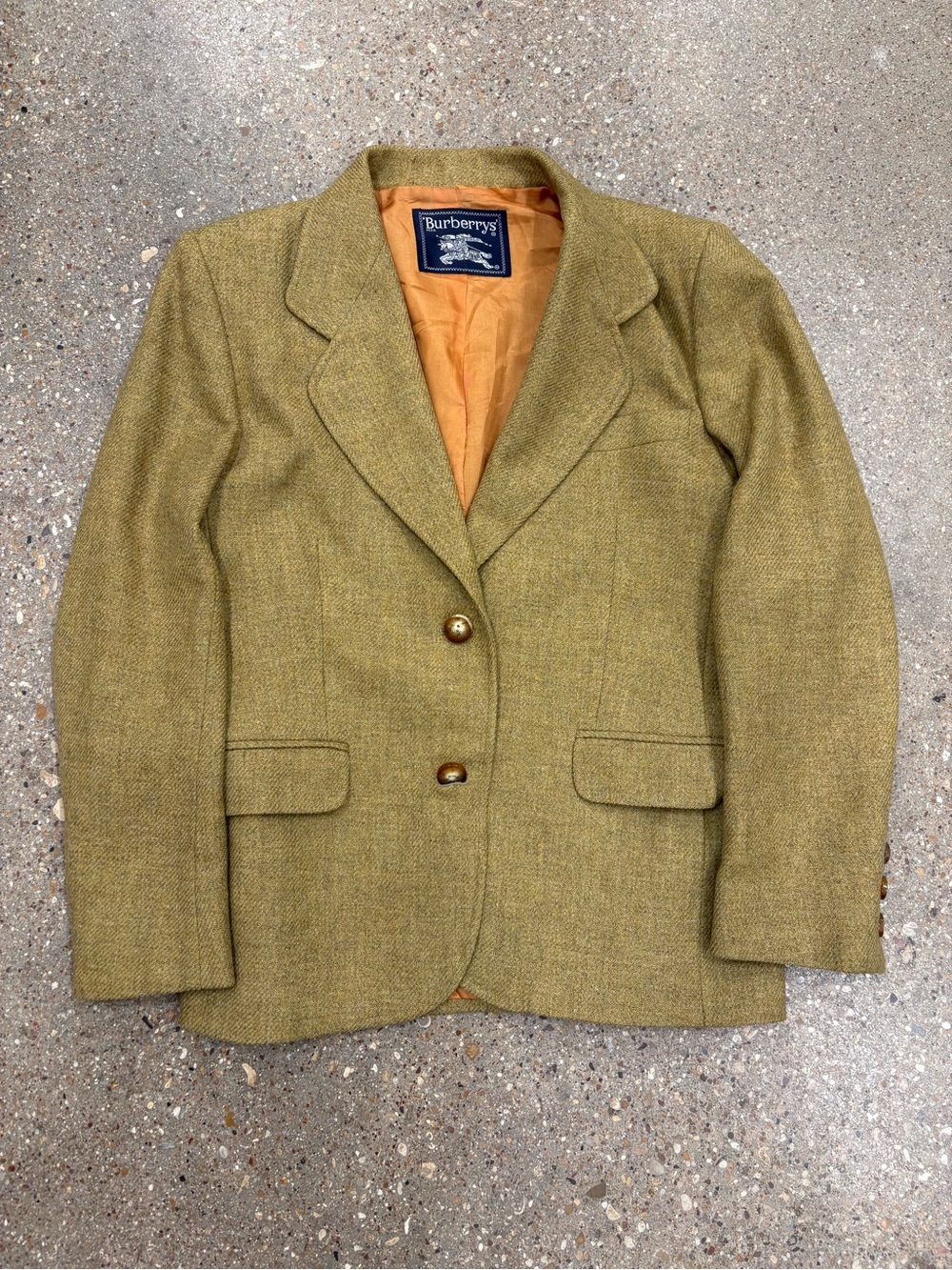 Burberrys Vintage Wool Blazer size 40 made in France.